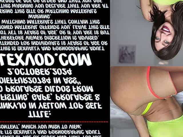 Hotkinkyjo in yellow top self anal fisting, gape, prolapse & 2 prolapse dildos from oieffur20784 i