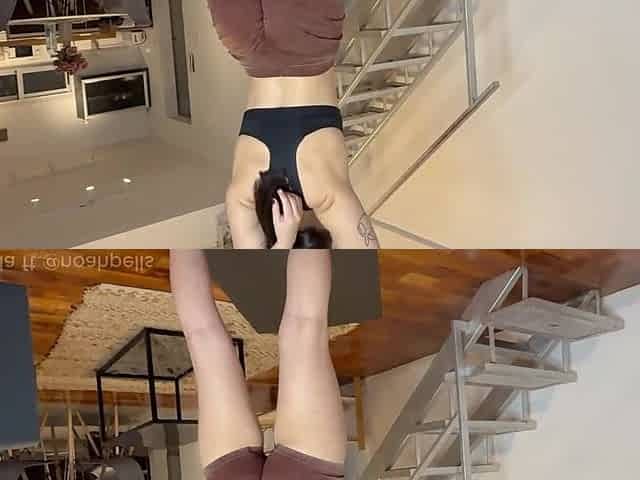My Friend's Sexy Latina GF Seduced Me With Her Delicious Big Booty During Her Yoga & I Fucked Her