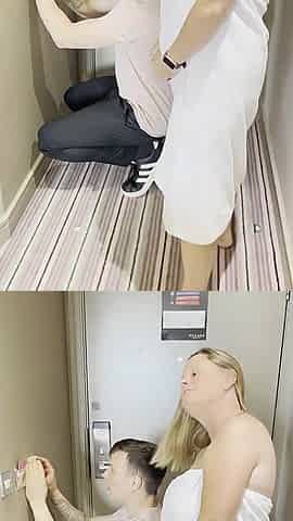Slut Marie Fucks Repair Man!