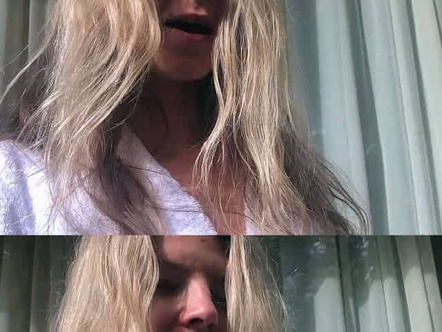 Blonde teen Sierras first erotic masturbation video