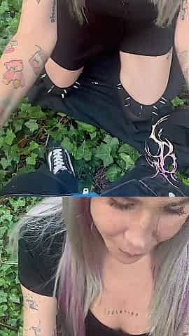 This chab Couldn't Await so We Screwed in a Park - Duet Bg French Outdoor Sex Transgirl