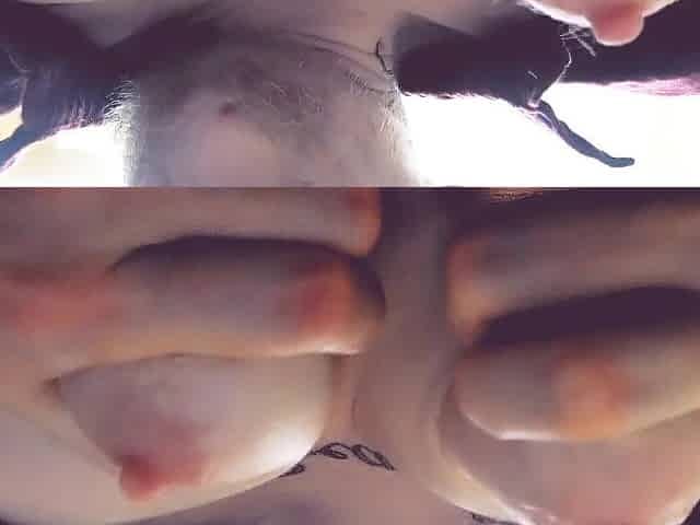 FTM Chest Nipp Play Solo Kinky POV
