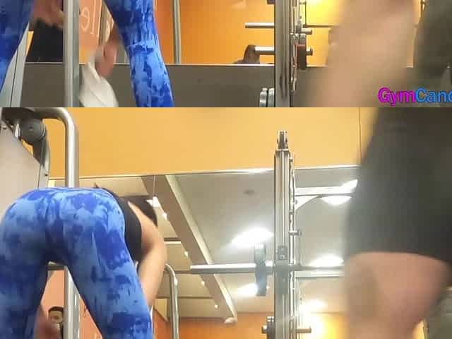 Hot Girls in Leggings at the Gym