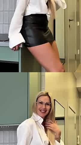 Sexy MILF Secretary Has No Skills to Do Her Job! but She Has Skills to Do Blowjob!