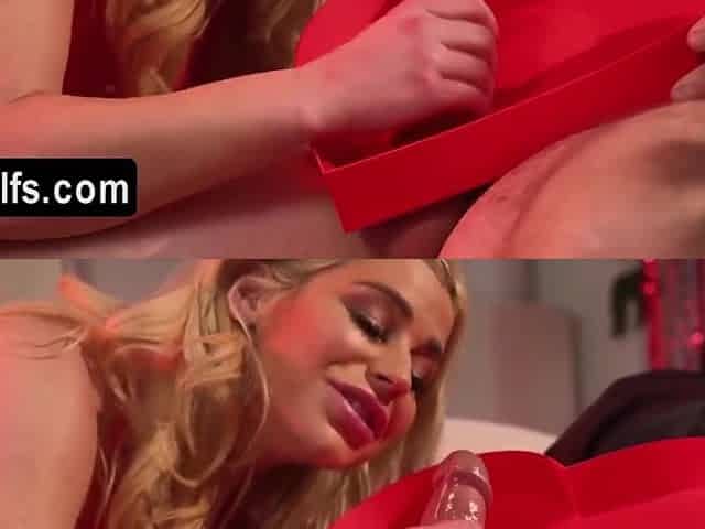 Red High Heels And Trembling Milf Pussy