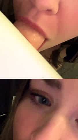 Amateur webcam brunette loves sucking on some fat cock