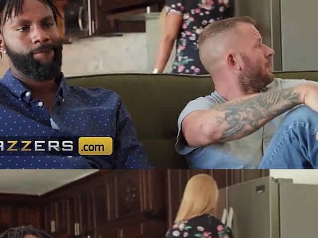 Brazzers - Big Booty Wife Moriah Mills Fucks Her Husbands Friend