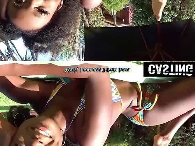 Hawt Large Melons Black Model Anal Railed By BWC Producer In Outdoor Casting
