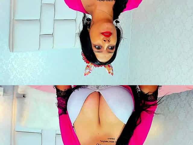 Big boob brunette masturbates on webcam