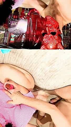 Deviled Chef Horny N Hard Tears off Dorothy's Top Doggystyle Cum Popped
