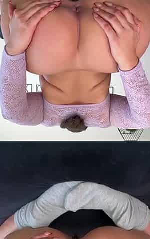Widening my constricted butt in front of your face