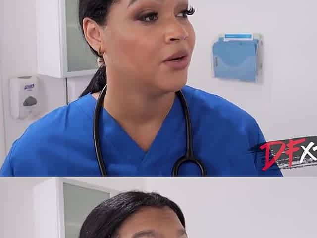 Stacked Nurse Collects Semen Sample With Tits - Ashlyn With Ashlyn Peaks And Dorian Del Isla