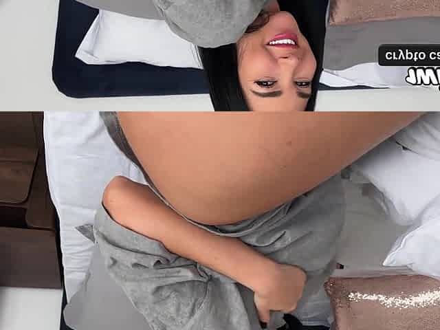 My Stepmom's Secret Trick! - That babe Wishes Creampie