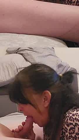 Mature Wife Blowjob, Tit Fuck, Deep Anal Creampie