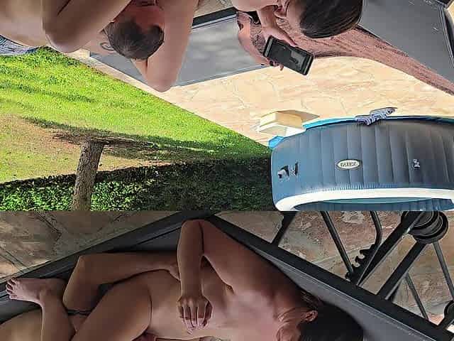 That guy bangs me by surprise on my deckchair