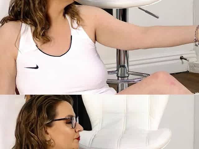 The substantial, adult Neelala became drenched when her