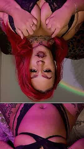 BREASTY THICC mother I'd like to fuck DISROBE TEASES AND RIDES U