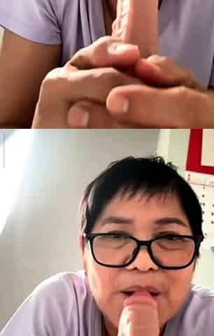 Mature Hong Kong maid caught in action