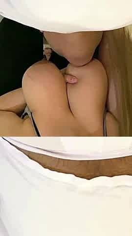 Why Dont You Suck Your Stepsister Big Boobs and Milk While I Squeezing My Big Tits, Suck My Nipples Too