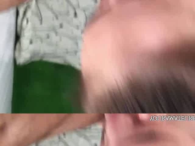 Sexy brunette takes a dick in all her holes