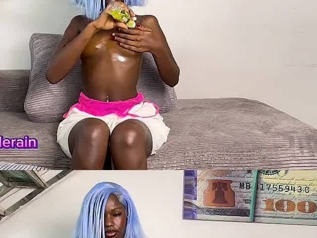 Cute darksome skinned black takes BBC like a pro