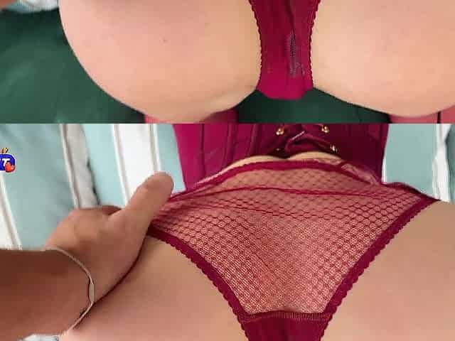Deepthroat and Anal Creampie in Underware