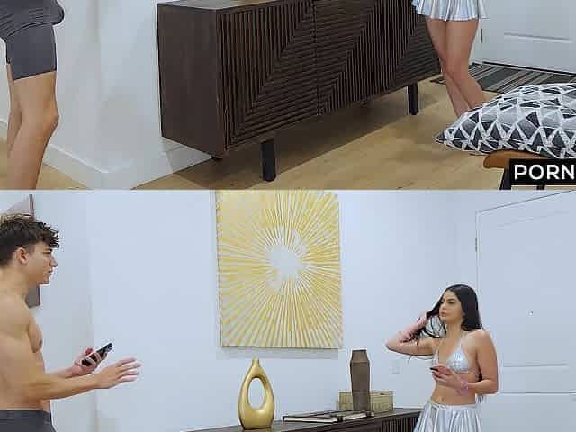 PORNPLUS Girl Gostosa Lends Her Bang Aperture To Her Roommate