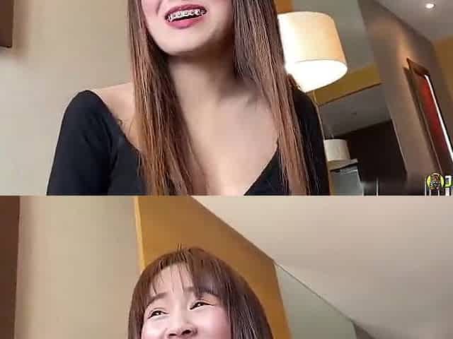 JohnTronX - Skinny Oriental bitch goddess rides ramrod until a creampie