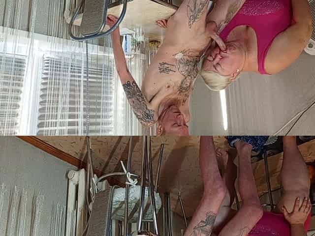 Neighbor Sucks and Jerks off My Swollen Cock in Exchange for a Portion of Hot Cum in Her Mouth