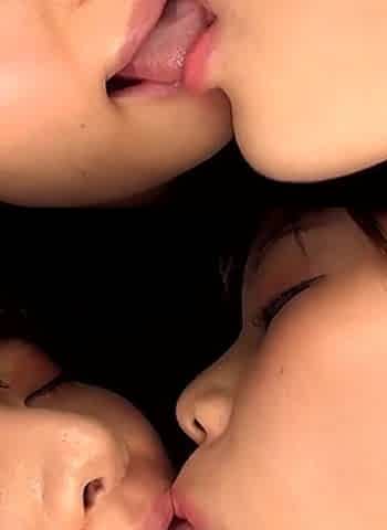 POV Wet Tongue Show Mai Imai & Reia Hoshino Entice You in Then Drench You in Slick, Sweet Strings of Drool