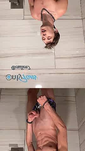 Came in the gym shower and nearly got caught