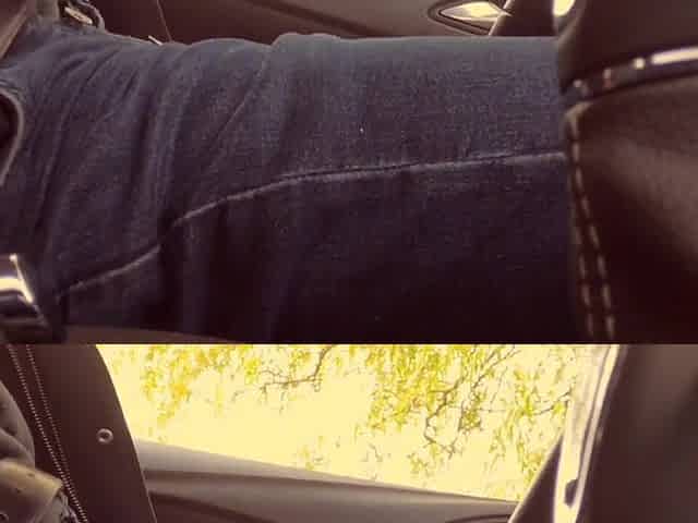 Real amateur jerking in his car and cumming whilst listening Tina groaning and immodest talk