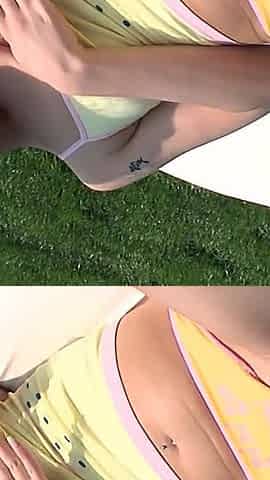 Horny Man Fucks Pussy and Mouth of a Cute Teen Outside After Licking Her Deep