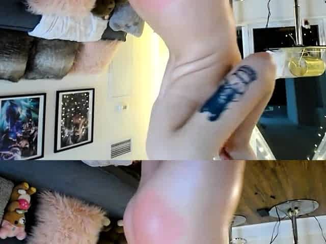 Brunette amateur homemade webcam ass