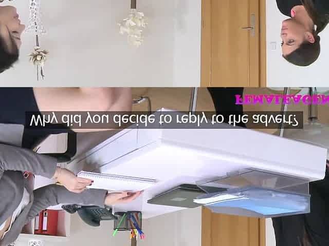 Female Agent Shy cutie enticed and banged by breasty agent