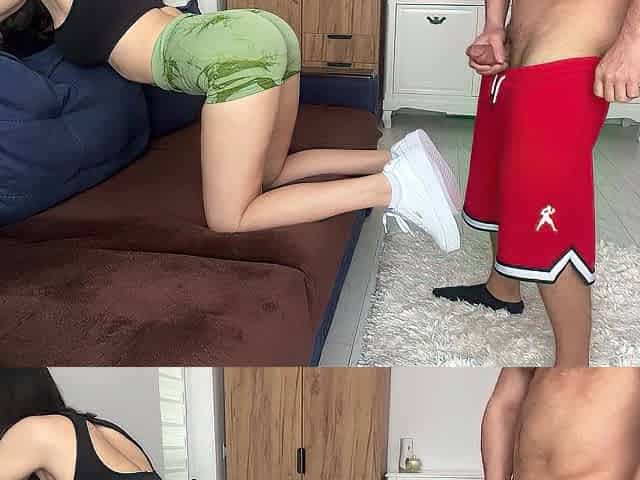 Damn my stepdaughter has such an awesome Butt in yoga panties