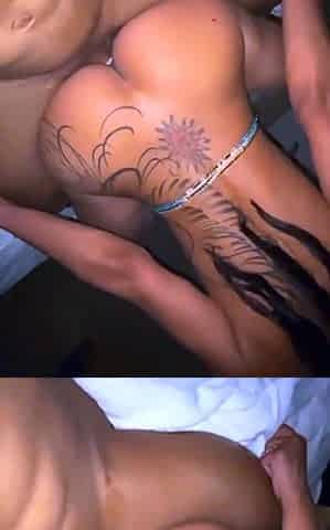 Perky amateur rides and sucks black dick pov style