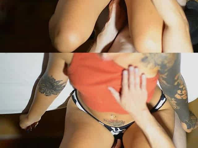 Missionary Fiucked Sexy Tattoed Student with Tight Pussy