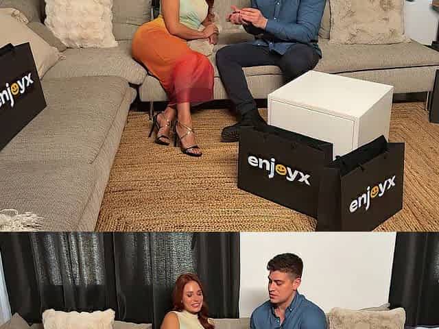 Hawt Redhead LIKES Threesomes - Clemence Audiard - Surprise Bang with husbands allies