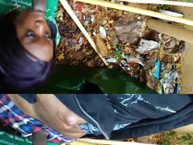 Vicky Star xxx Slut Take Out The Trash And Get Screw Behind The Doomster