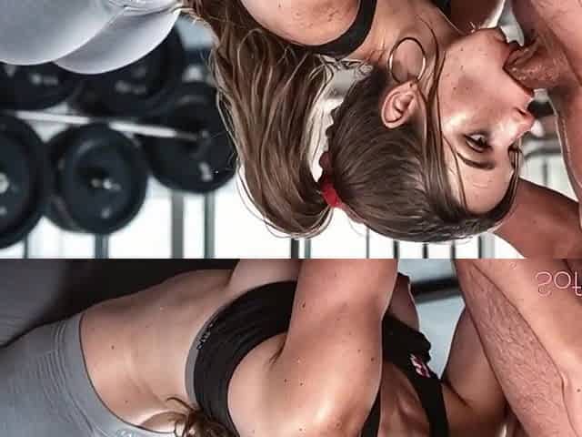 I filled my built fitness stepsister`s constricted butt with my own cum. [AI]