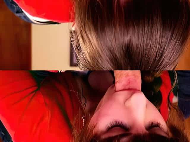Pov homemade amateur facial cumshot and blowjob