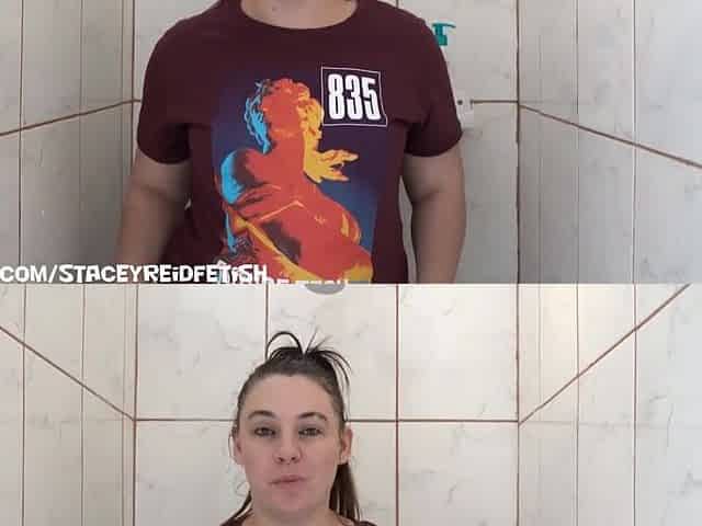 Hawt big beautiful woman Pawg Peeing in Taut Jeans in Shower!
