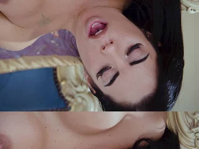 Megan Fiore gets a mouthful of sticky, hot sperm in this steamy scene.