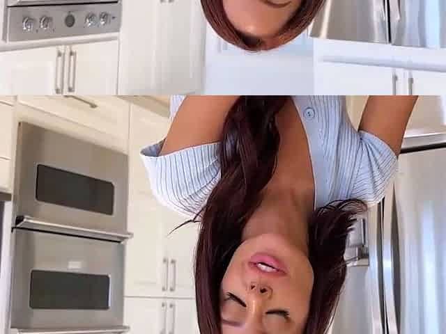 Busty blondie gives a deep suck off before riding him