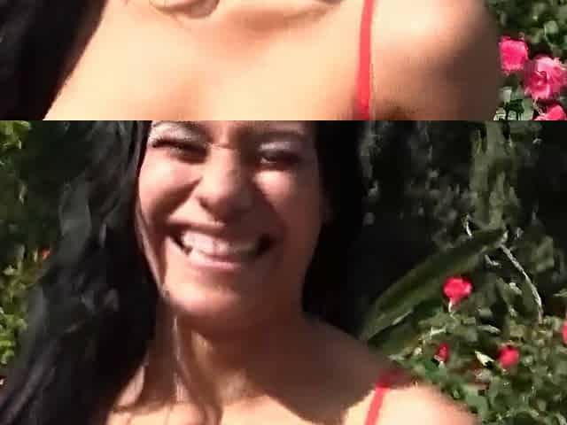 Courtney Page - Loud Moaning Skinny Girl Left Leaking Creampie Cum