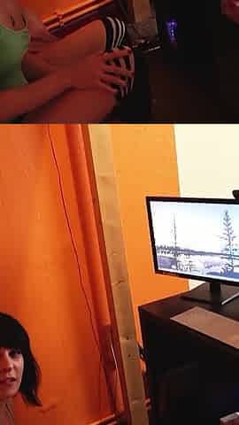 German Step-sister Maria Saint Caught Watching Porn and Seduce to POV Fuck