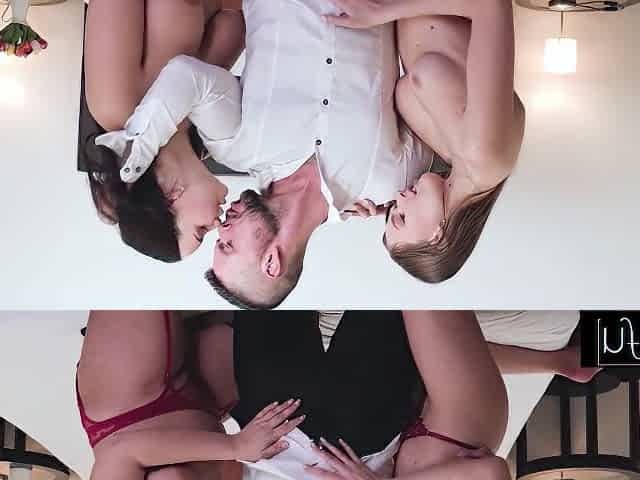 Busty Czech Babe Sofia Lee Plays With Sofia Lee Before Sharing Big Cock Together