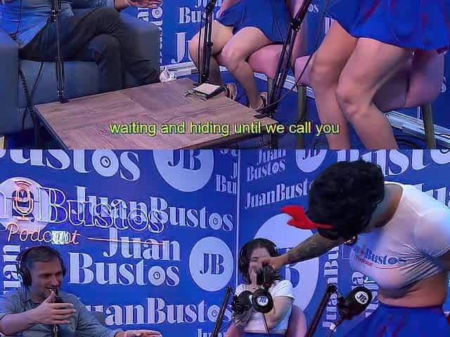 Small influencer chokes on a large jock Emma Fiore specific Juan Bustos Podcast