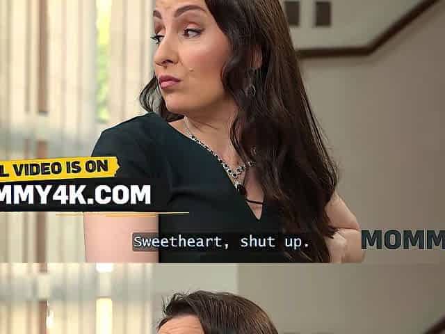 MOMMY4K. Concupiscent mom grabbed this schlong